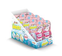 INKEE UNICORN Pack de 8 x Bombes de Bain enfant LICORNE avec figurine de licorne à l'intérieur, couleur rose