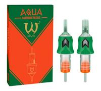 INKgrafiX® AVA AQUA 1249RM Lot de 10 cartouches d'aiguilles professionnelles pour tatouage