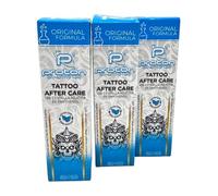 INKgrafiX Lot de 3 crèmes de tatouage au panthénol 3 x 40 ml - Végétalien - Crème professionnelle après-tatouage - 10 % Centella