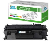 InkJello Compatible Toner Cartouche Remplacement pour HP Laserjet P2030 P2035 P2035n P2055 P2055d P2055dn P2055x, Canon i-SENSYS LBP-251dw 252dw 253x 6300dn 6310dn 6650dn 6670dn 6680x CE505A (Noir)