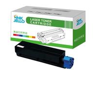 InkJello Compatible Toner Cartouche Remplacement pour OKI B412 B432 B512 MB472 MB492 MB562 B432 (Noir, Unique-Pack)