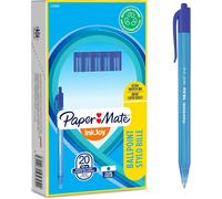 Inkjoy 100rt Retractable Ballpoint Pen Medium Point (1.0mm) Blue Pack Of 20