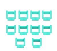 Inkoby 10 unités PCIE Riser Card Retainer Vertical Locker 1X 16X PCIE Rallonge de câble pour minage Eth BTC Riser-Bleu