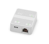 Inkoby 2 Port Gigabit Commutateur Réseau RJ45 Commutateur Réseau Splitter Câble Extender 1000mbps Sélecteur Adaptateur 1 en 2 Blanc