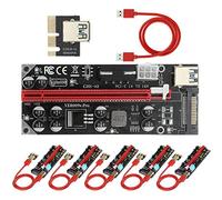 Inkoby 6 Ensemble PCIE 3.0 1X à 16X Câble Adaptateur de Carte Graphique PCI-E 1X à 16X Câble D'Extension de Carte Graphique VER009S Pro