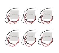 Inkoby 6 Pièces TEC1-12706 K10 Refroidisseur Thermoélectrique Peltier Elemente Module Réfrigération à Semi-Conducteur pour Réfrigérateur de Voiture