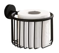 Inkoby Porte-mouchoirs mural en bois et aluminium pour salle de bain, panier de rangement creux 3