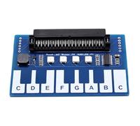 Inkoby Pour Carte D'Extension Micro-Bit Mini Carte D'Extension de Musique pour Piano Lumières Colorées Cool/Buzzer/Clavier Interface I2C