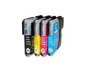 Inkoem M-LC980C Cartouche Compatible Brother LC980XL/1100XLC