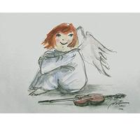 Inkognito 32828 Carte postale A6 Motif ange et violon