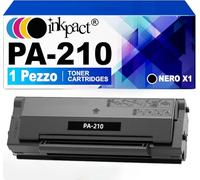 INKPACT Cartouche de toner compatible, Encre Imprimante, PA-210 PA210 PA 210 1600 pages noires P2500W P2502W P2508W M6500NW M6500N M6500W M6550NW M6552NW M6558NW M6600N M6600NW M60NW M660NW 02NW