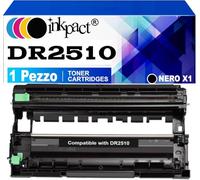 INKPACT Tambour DRUM compatible DR2510 Drum pour Brother HL-L2400DWE, HL-L2445DW,DCP-L2620DW,DCP-L2660DW,DCP-L2665DW,MFC-L2800DW,MFC-L2827DWXL,MFC-L2835DW,MFC-L2860DWE