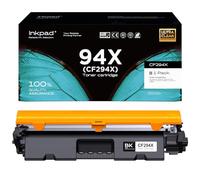 INKPAD 94X Cartouche de toner de rechange pour HP 94X CF294X Noir Compatible avec les imprimantes HP Laserjet 1320, HP Laserjet 1320n, HP Laserjet 3390, HP Laserjet 3392 (94X)