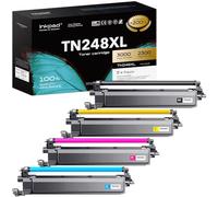 iNKPAD Lot de 4 cartouches de toner de rechange TN248XL TN248 TN248CMYK pour Brother HL-L3220CWE DCP-L3520CDWE MFC-L8390CDW MFC-L8340CDW HL-L8230CDW HL-L8240CDW MFC-L3740CDWE
