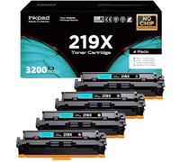 iNKPAD Toner 219X W2190X compatible avec HP 219X 219A W2190A 3302FDW 3302SDW 3302FDN 3302FDNG 3302FDWG 3302SDWG 3202DN 3202DW W2191X W2192X W219302X X W219 302X W219302SDWG 3202DW X 3 200 0 pages sans