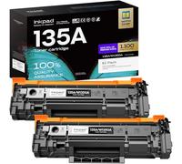 iNKPAD W1350A 135A Toner compatible avec HP 135A 135X W1350X pour HP Laserjet M209 M209dw MFP M234 M234dw M234sdw M234sdn (2 noirs)