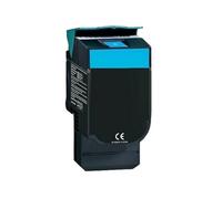 Inkpro Cartouche de toner XL compatible avec Lexmark 78C0XC0 Cyan pour CS421, CS521, CS622, CX421, CX522, CX622, CX625 pour 5 000 pages