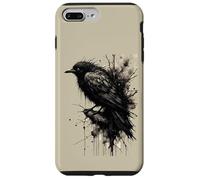 Inkstorm Crow Silence Before The Caw Coque pour iPhone 7 Plus/8 Plus