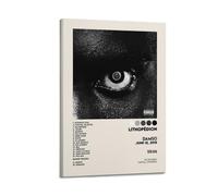 INKT Damso Lithopédion - Impression sur toile pour salon, chambre à coucher, maison, bureau, salle de sport, 20 x 30 cm