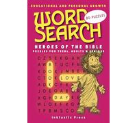 Inktastic Press: Heroes of the Bible Word Search 80 Pages of Scripture Inspired Puzzles for Teens, Adults & Seniors: Easy-Print Bible Puzzles for ... Reflection & Brain-Boosting Fun that Inspire