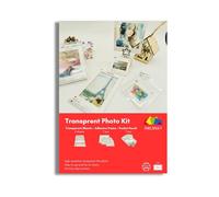 INKUWAY Kit Photo Transparent avec Effet Rétroéclairé Translucide - Cadre Photo Rétro et Pochette pour Carte de Poche Film Inversible