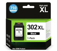 INKYEAH Cartouche 302 XL Noir, Remplacement pour Originale Cartouche Encre HP 302 Noir, Cartouche Imprimante 302 XL pour OfficeJet 3831 5232 4650 4658 5230 DeskJet 3630 3636 3639 Envy 4524 4527