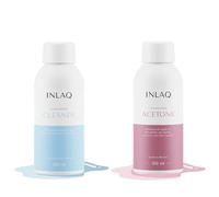 INLAQ® Cleaner Ongles Degraissant + Dissolvant vernis semi permanent 100ml | Acetone Dissolvant pour vernis à ongles | Acetone + Cleaner 100 ml
