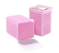 INLAQ® Coton professionnel perforé sans poussière pour les ongles - Nettoyage doux et précision - Idéal pour le retrait du vernis à ongles et la préparation des ongles - 100% coton 5x5 cm, 200 pièces