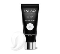 INLAQ® Polygel Gel Acrylique pour Ongles Sculptant Extension et Modelage Builder de Construction Manucure Débutants et Professionnels Nail Art UV/LED Décoration - Milky Cloud 30ml
