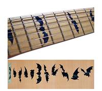Inlay Sticker Marqueurs de Frettes pour Guitares & Basses - Bat Wings - Perle Noire