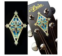 Inlaystickers Stickers pour Tête de Guitare - Shield (2 pièces) - Bleu Ormeau H-117SD-BL