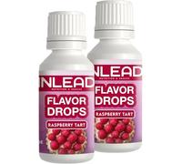 INLEAD - Flavor Drops - 30ml (2x 30ml, Raspberry Tart - Tarte aux Framboises)