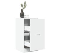 INLIFE Armoire d'apothicaire Blanc 40x41x77,5 cm Bois d'ingénierie