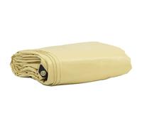 INLIFE Bâche 650g / m² Beige 5 x 8 m Toile avec revêtement en PVC