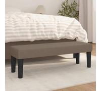 INLIFE Banc Taupe 100 x 30 x 30 cm Tissu