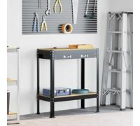 INLIFE Bancs de Travail Noir 80 x 40 x 91 cm Bois d'ingénierie