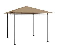 INLIFE Belvédère 3x3x2,7 m Taupe 180 g/m²