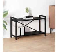 INLIFE Bibliothèque Chêne Noir 80 x 30 x 48.5 cm Bois d'ingénierie