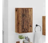 INLIFE Cabinet de Salle de Bain Bois Ancien 39 x 23,5 x 65 cm