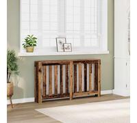 INLIFE Cache-radiateur Vieux Bois 149x20x82 cm Bois d'ingénierie-852751