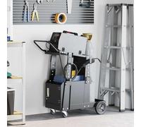 INLIFE Chariot de soudage Noir 90 x 46 x 96 cm Acier