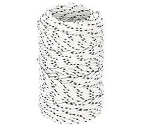 INLIFE Corde de Bateau tressé Blanc 2 mmx25 m Polyester