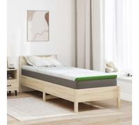 INLIFE Coussins de Matelas Blanc et Vert 70 x 200 cm-4106154
