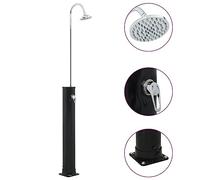 INLIFE Douche Solaire Noir 214 cm 20 L-92309