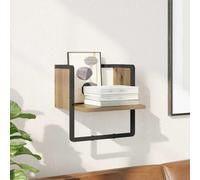INLIFE Étagère Murale Chêne Artisan 30 x 25 x 30 cm Bois d'ingénierie