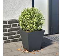 INLIFE Jardinière Anthracite 30x30x30 cm acier-851042