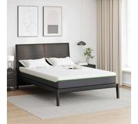 INLIFE Matelas Blanc et Gris 140 x 200 cm Ressort ensaché-4106366