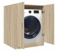 INLIFE Meuble pour Machine à Laver chêne Sonoma 70,5x71,5x91,5 cm