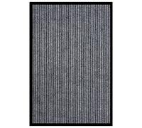 INLIFE Paillasson rayé Gris 80x120 cm
