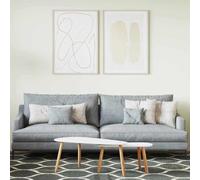 INLIFE Peinture Murale Marron 16,5 x 16,5 x 15,9 cm Impression murale-4008520